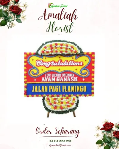 Bunga Papan Congratulation di Sumbermanjing Kulon